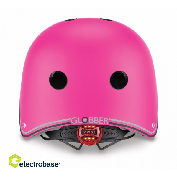Globber | Deep pink | Helmet Primo Lights image 4