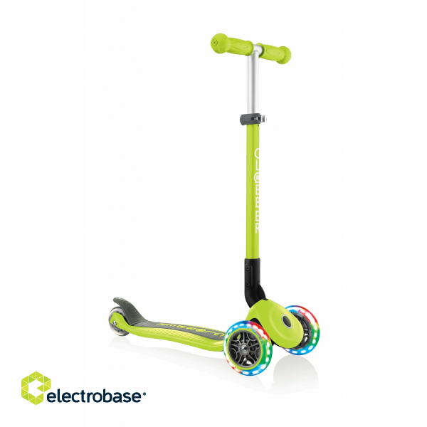 Globber | Scooter | Light lime green | Primo Foldable Lights фото 1