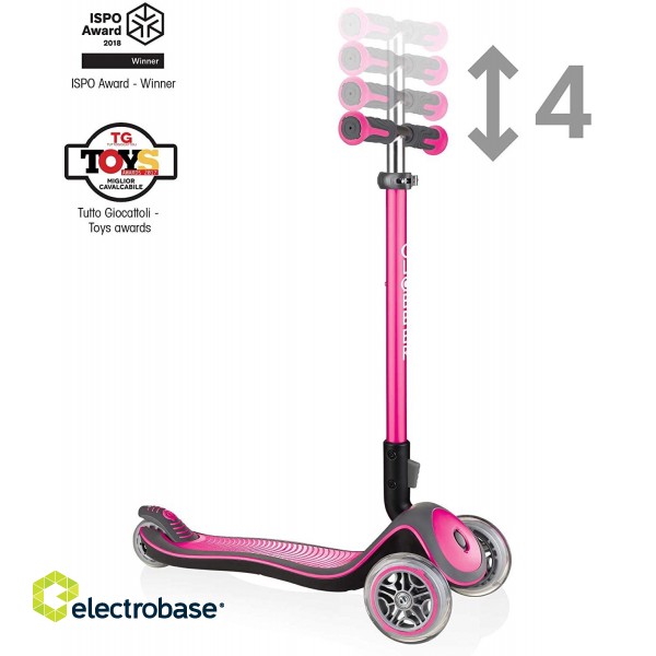 Globber | Pink | Scooter | Elite Deluxe Lights  444-410 фото 2