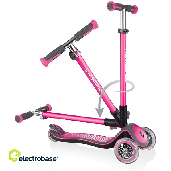 Globber | Pink | Scooter | Elite Deluxe Lights  444-410 фото 3