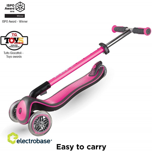 Globber | Pink | Scooter | Elite Deluxe Lights  444-410 фото 4