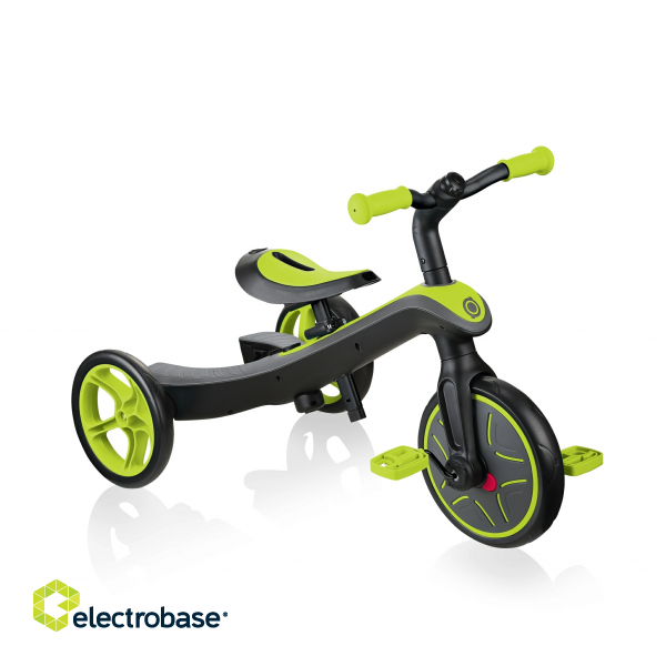 Globber | Green | Tricycle and Balance Bike | Explorer Trike 2in1 фото 1