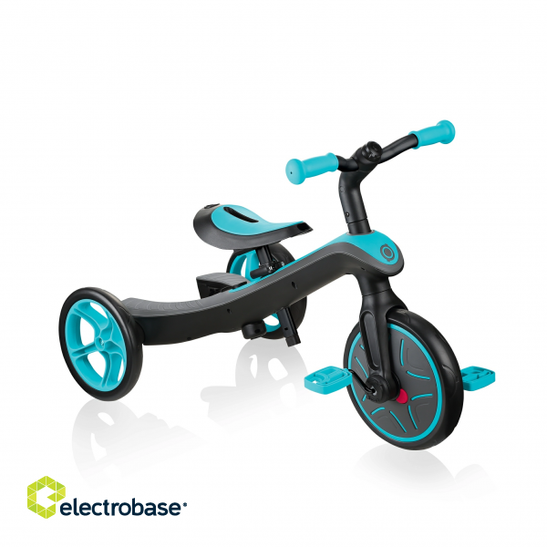Globber Tricycle and Balance Bike  Explorer Trike 2in1 Teal image 1
