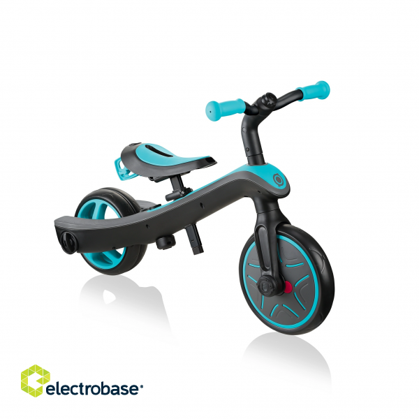 Globber Tricycle and Balance Bike  Explorer Trike 2in1 Teal image 2