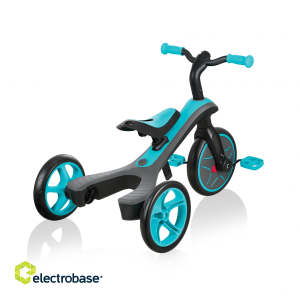 Globber Tricycle and Balance Bike  Explorer Trike 2in1 Teal image 3