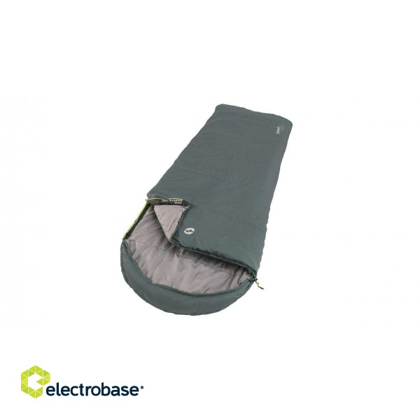 Outwell | Campion Lux Teal | Sleeping Bag | 225 x 85  cm | 2 way open - auto lock image 1