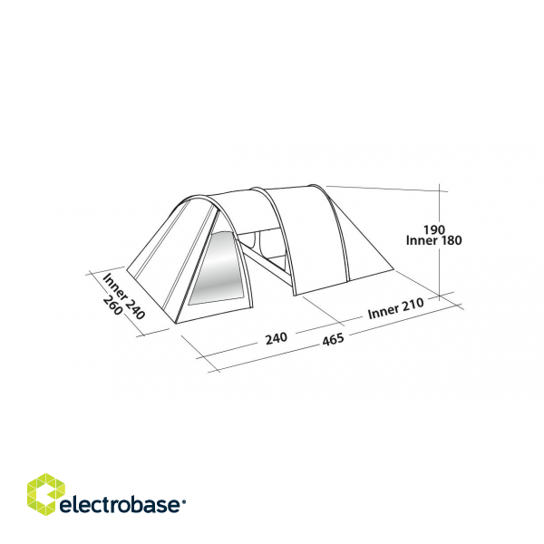 Easy Camp | Tent | Galaxy 400 | 4 person(s) image 3