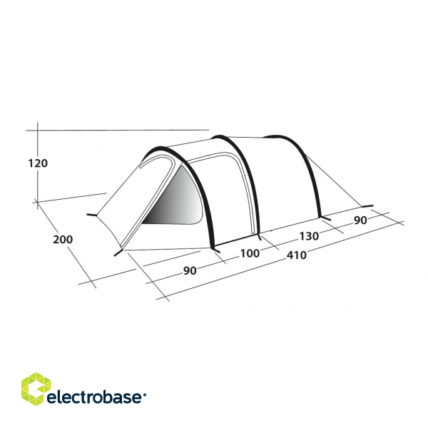 Outwell | Tent | Earth 3 | 3 person(s) image 10