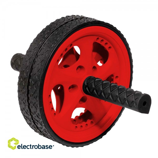 Pure2Improve | Exercise Wheel | Black/Red image 1