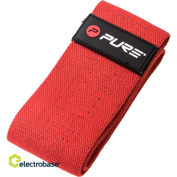 Pure2Improve | Textile Resistance Band Heavy | 45 kg | Red image 1