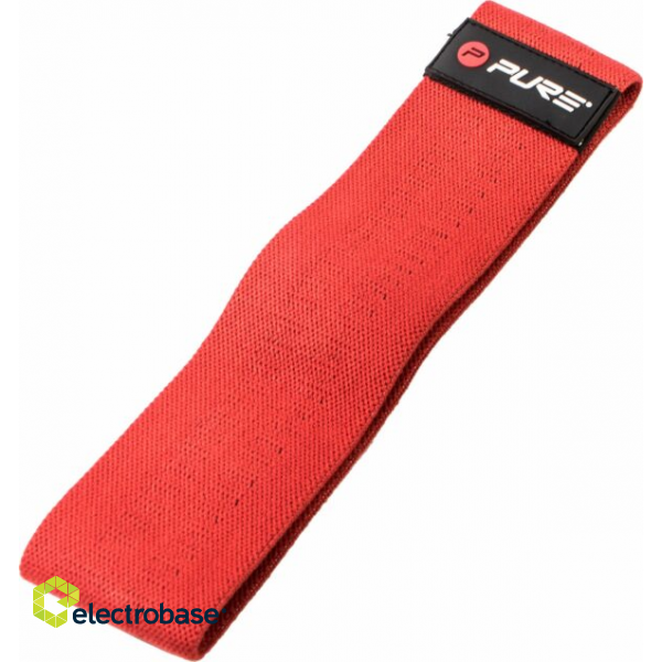 Pure2Improve | Textile Resistance Band Heavy | 45 kg | Red image 2
