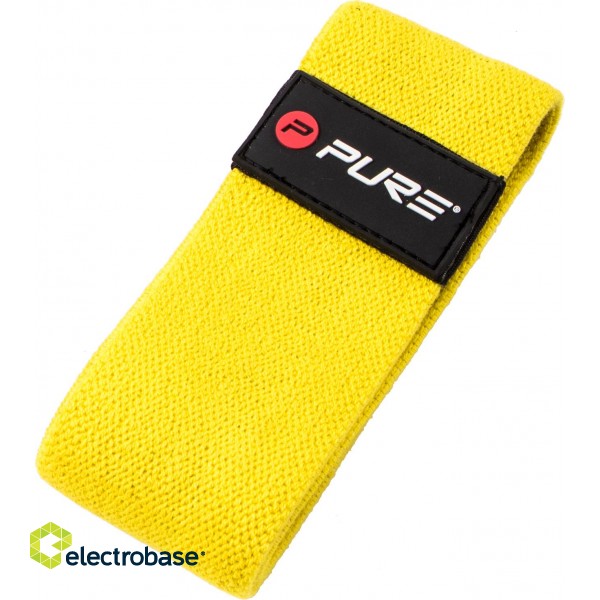 Pure2Improve | Textile Resistance Band Light | 45 kg | Yellow paveikslėlis 1