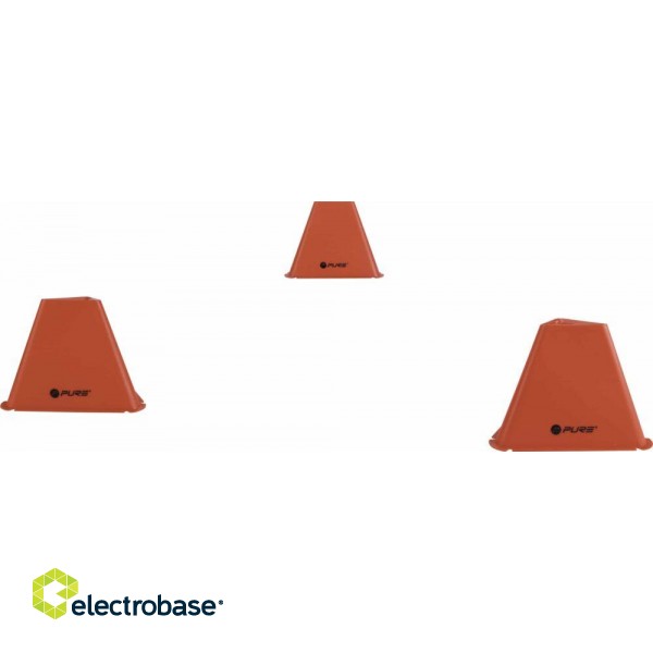 Pure2Improve | Triangle Cones Set of 6 | Red image 4