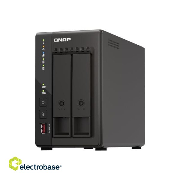 QNAP | 2-Bay desktop NAS | TS-253E-8G | Intel Celeron | J6412 4-core | Processor frequency 2.6 GHz | 8 GB image 8