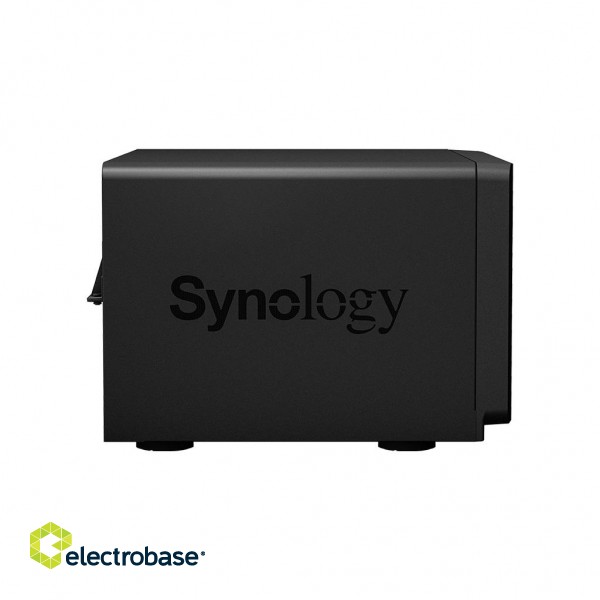 Synology | Tower NAS | DS1621+ | up to 6 HDD/SSD Hot-Swap | AMD Ryzen | Ryzen V1500B Quad Core | Processor frequency 2.2 GHz | 4 GB | DDR4 фото 9