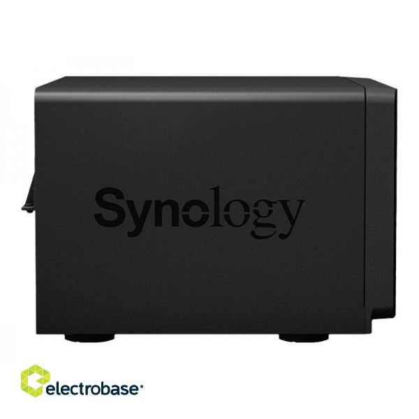 Synology | Tower NAS | DS1621+ | up to 6 HDD/SSD Hot-Swap | AMD Ryzen | Ryzen V1500B Quad Core | Processor frequency 2.2 GHz | 4 GB | DDR4 фото 10