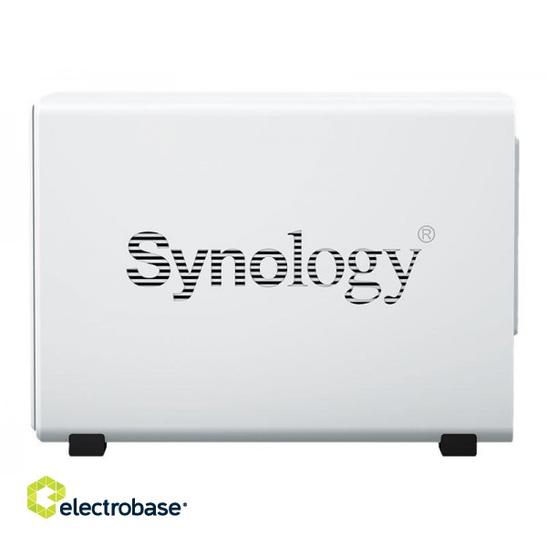 Synology | Tower NAS | DS223j | up to 2 HDD/SSD | Realtek | RTD1619B | Processor frequency 1.7 GHz | 1 GB | DDR4 paveikslėlis 10