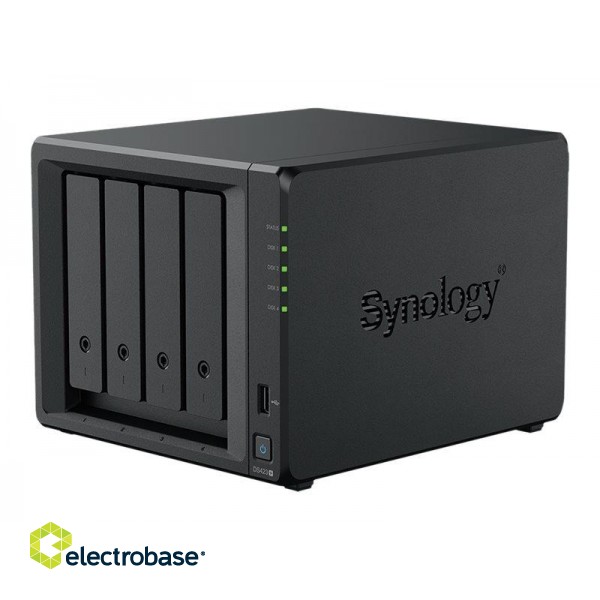 Synology | Tower NAS | DS423+ | Intel Celeron | J4125 | Processor frequency 2.7 GHz | 2 GB | DDR4 paveikslėlis 1