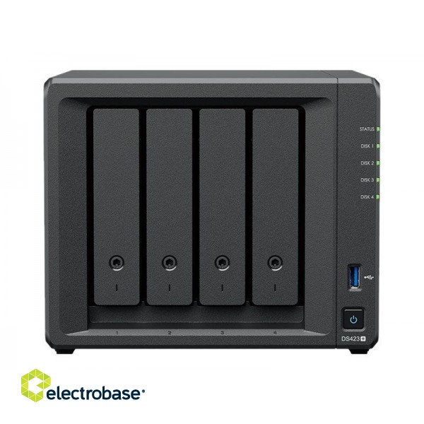 Synology | Tower NAS | DS423+ | Intel Celeron | J4125 | Processor frequency 2.7 GHz | 2 GB | DDR4 image 4