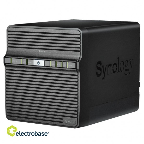 Synology | Tower NAS | DS423 | up to 4 HDD/SSD | Realtek | RTD1619B | Processor frequency 1.7 GHz | 2 GB | DDR4 image 5