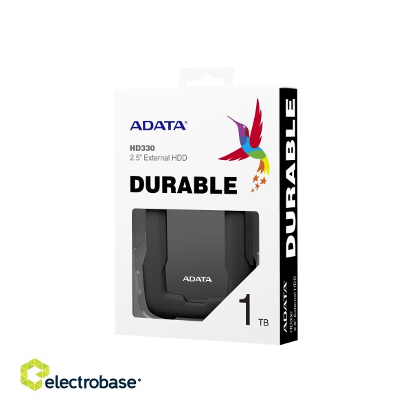 HD330 | 1000 GB | 2.5 " | USB 3.1 | Black | Ultra-thin and big capacity for durable HDD фото 8