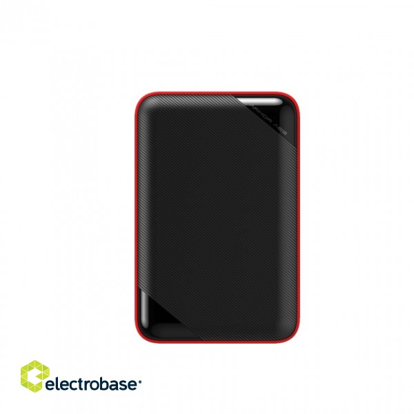 Portable Hard Drive | ARMOR A62 | 1000 GB | USB 3.2 Gen1 | Black/Red фото 1