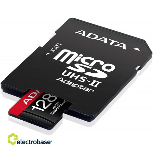 ADATA | AUSDX128GUI3V30SHA2-RA1 Memory Card | 128 GB | MicroSDXC | Flash memory class 10 | Adapter фото 4