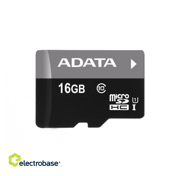 ADATA | Premier UHS-I | 16 GB | MicroSDHC | Flash memory class 10 | SD adapter image 2