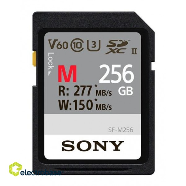 Atminties kortelė Sony SDXC Professional 256GB Class 10 UHS-II | Sony | SF-M Series UHS-II SDXC Memory Card | SFG2M | 256 GB | SDXC | Flash memory class 10 фото 1