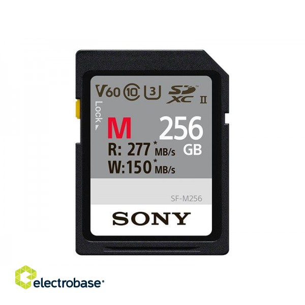 Atminties kortelė Sony SDXC Professional 256GB Class 10 UHS-II | Sony | SF-M Series UHS-II SDXC Memory Card | SFG2M | 256 GB | SDXC | Flash memory class 10 фото 2