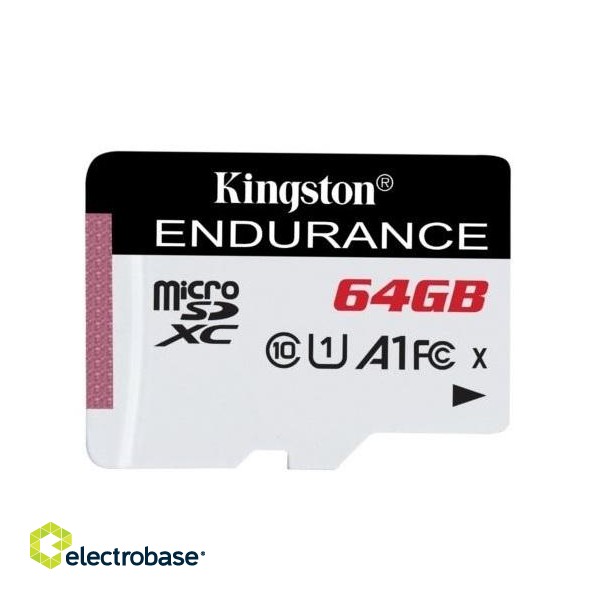 Kingston | Endurance | UHS-I U1 | 64 GB | micro SDXC | Flash memory class 10 image 1