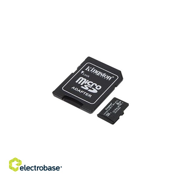 SD Adapter | Kingston | UHS-I | 8 GB | microSDHC/SDXC Industrial Card | Flash memory class Class 10 image 3