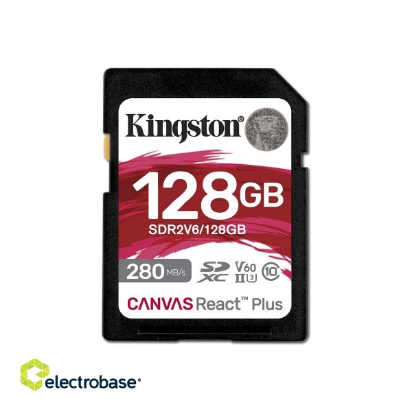 Kingston | UHS-II Video Speed Class (V60) | 128 GB | SD | Flash memory class Class 10