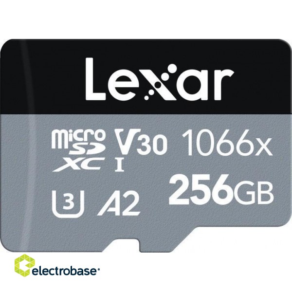 Lexar | High-Performance 1066x | UHS-I | 256 GB | MicroSDXC | Flash memory class 10 image 1