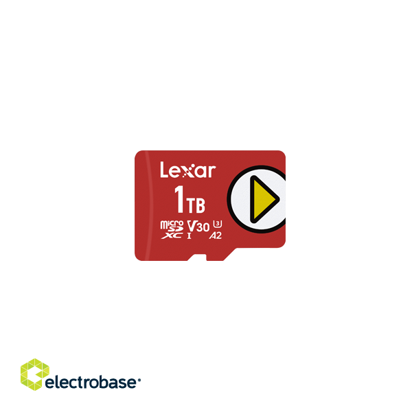 Lexar | Play UHS-I | 512 GB | micro SDXC | Flash memory class 10 paveikslėlis 1