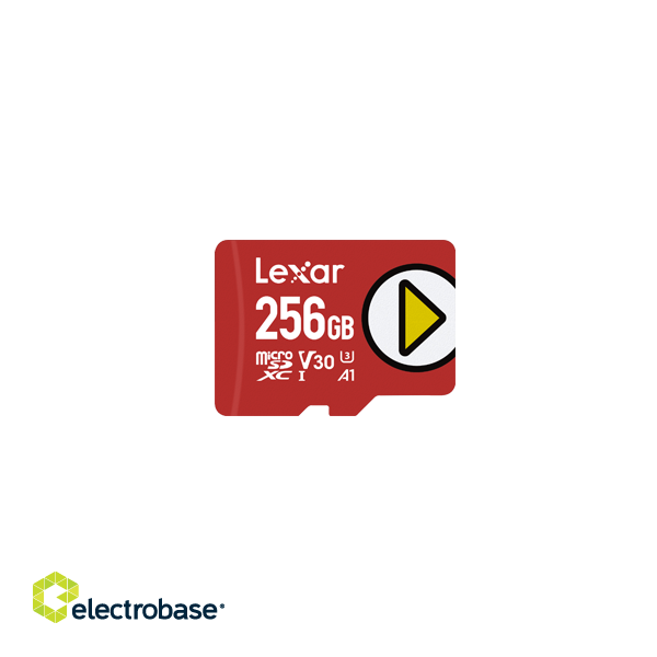 Lexar | Play UHS-I | 256 GB | MicroSDXC | Flash memory class 10 фото 2