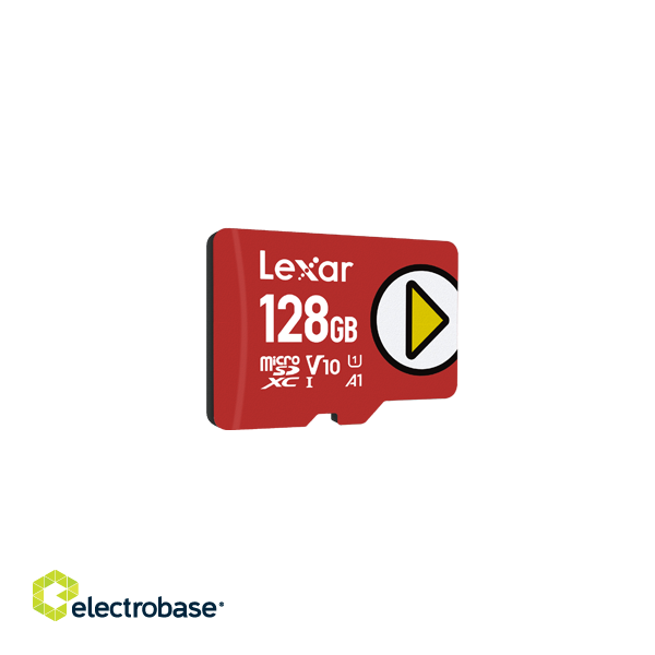 Lexar | UHS-I | 128 GB | MicroSDXC | Flash memory class 10 paveikslėlis 3