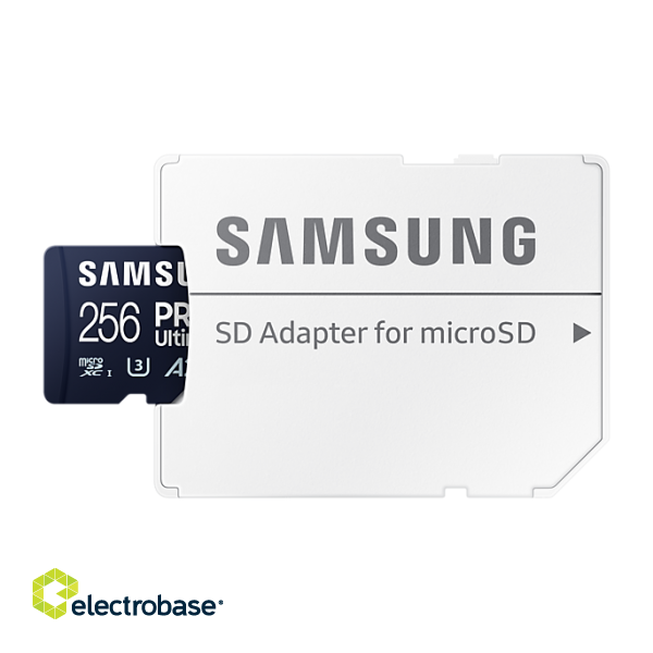 Samsung | MicroSD Card | PRO Ultimate | 256 GB | microSDXC Memory Card | Flash memory class U3 paveikslėlis 5