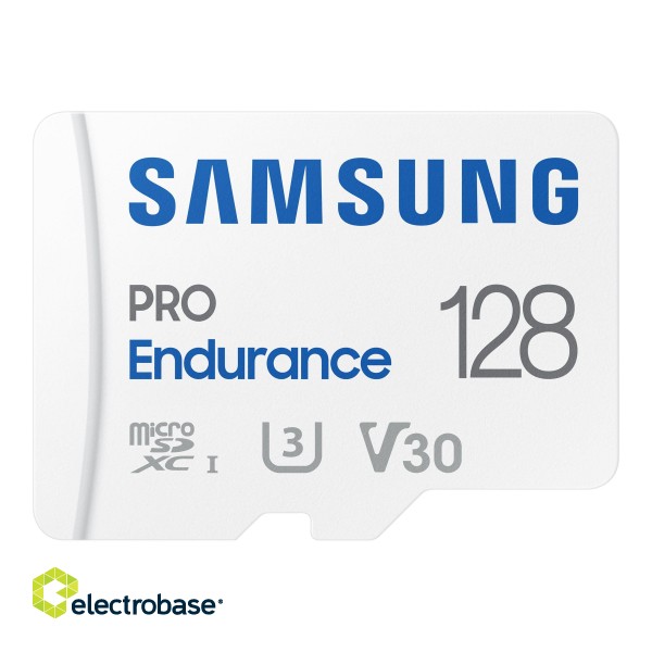 Samsung | PRO Endurance | MB-MJ128KA/EU | 128 GB | MicroSD Memory Card | Flash memory class U3 image 2