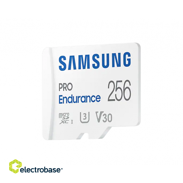 SD adapter | Samsung | PRO Endurance | MB-MJ256KA/EU | 256 GB | MicroSD Memory Card | Flash memory class U3 image 3