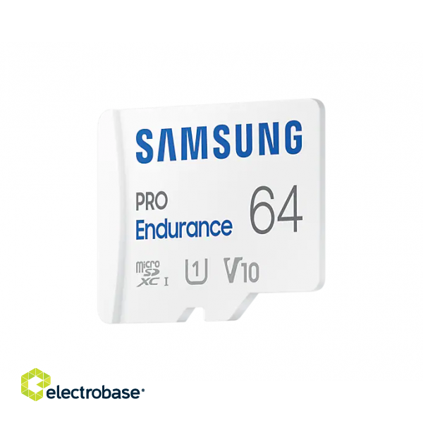 Samsung | PRO Endurance | MB-MJ64KA/EU | 64 GB | MicroSD Memory Card | Flash memory class U1 image 3