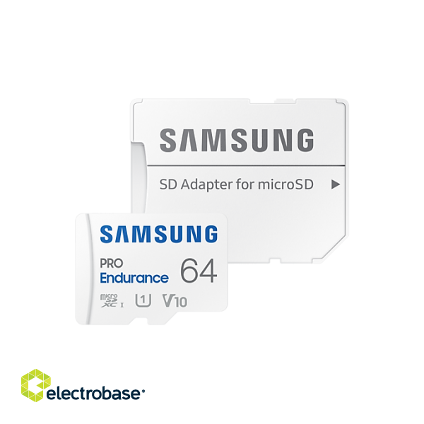 Samsung | PRO Endurance | MB-MJ64KA/EU | 64 GB | MicroSD Memory Card | Flash memory class U1 image 4