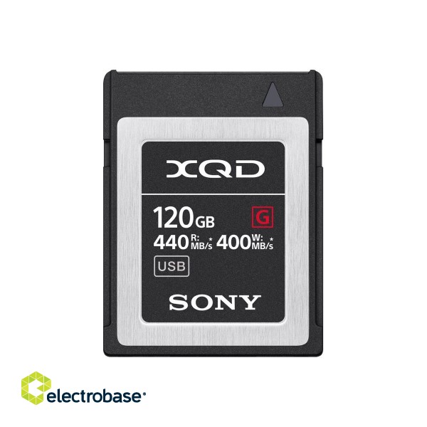 Sony 120GB G Series XQD Memory Card | Sony | G Series XQD Memory Card | 120 GB | XQD | Flash memory class paveikslėlis 2