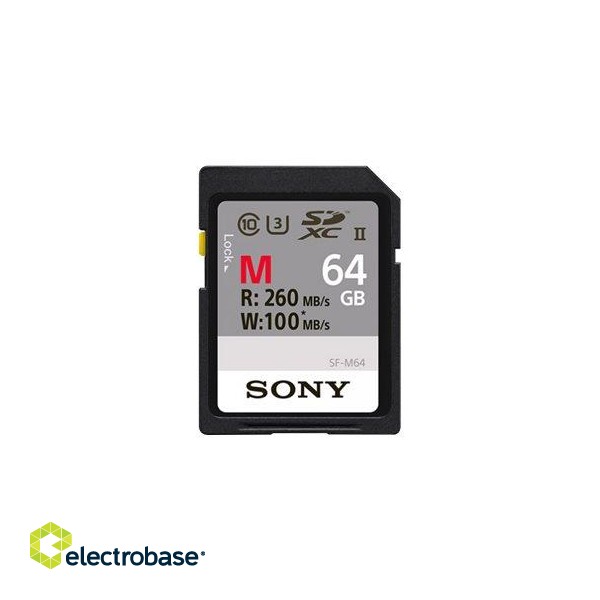 Sony | SF-M64 | 64 GB | MicroSDXC | Flash memory class 10 фото 2