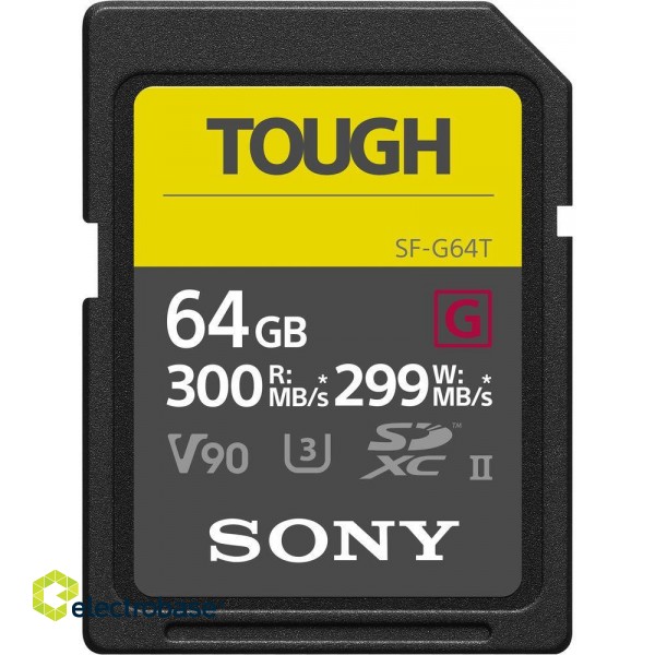 Sony | SF64TG | 64 GB | MicroSDXC | Flash memory class 10 paveikslėlis 1