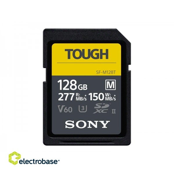 Sony | Tough Memory Card | UHS-II | 128 GB | SDXC | Flash memory class 10 фото 2