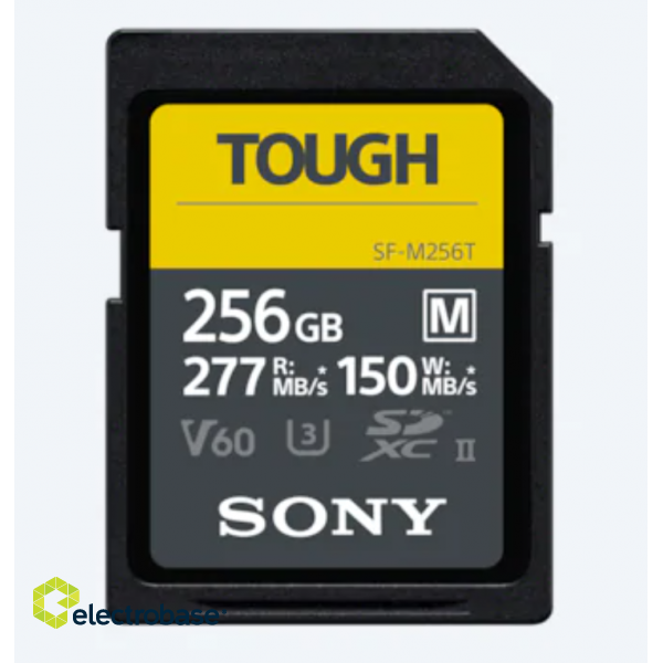 Sony | Tough Memory Card | UHS-II | 256 GB | SDXC | Flash memory class 10 image 2