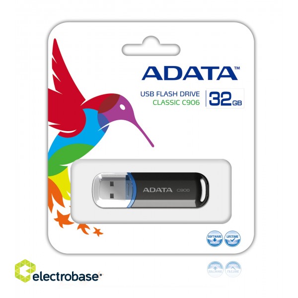 ADATA | C906 | 32 GB | USB 2.0 | Black image 5