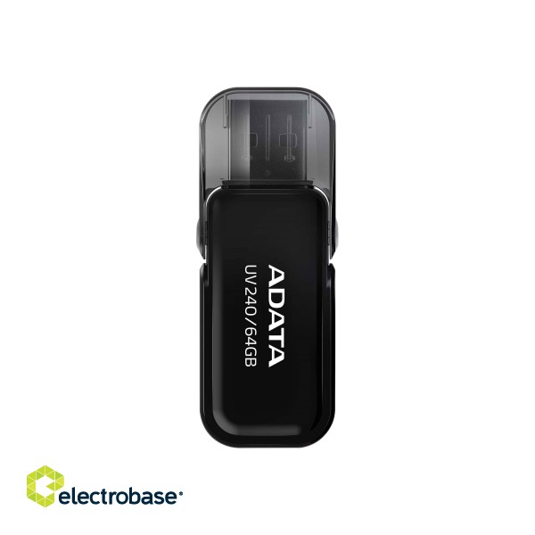 ADATA | DashDrive UV240 | 64 GB | USB 2.0 | Black image 1