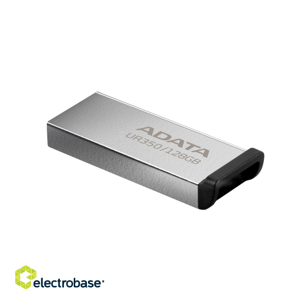 ADATA | USB Flash Drive | UR350 | 128 GB | USB 3.2 Gen1 | Black фото 1